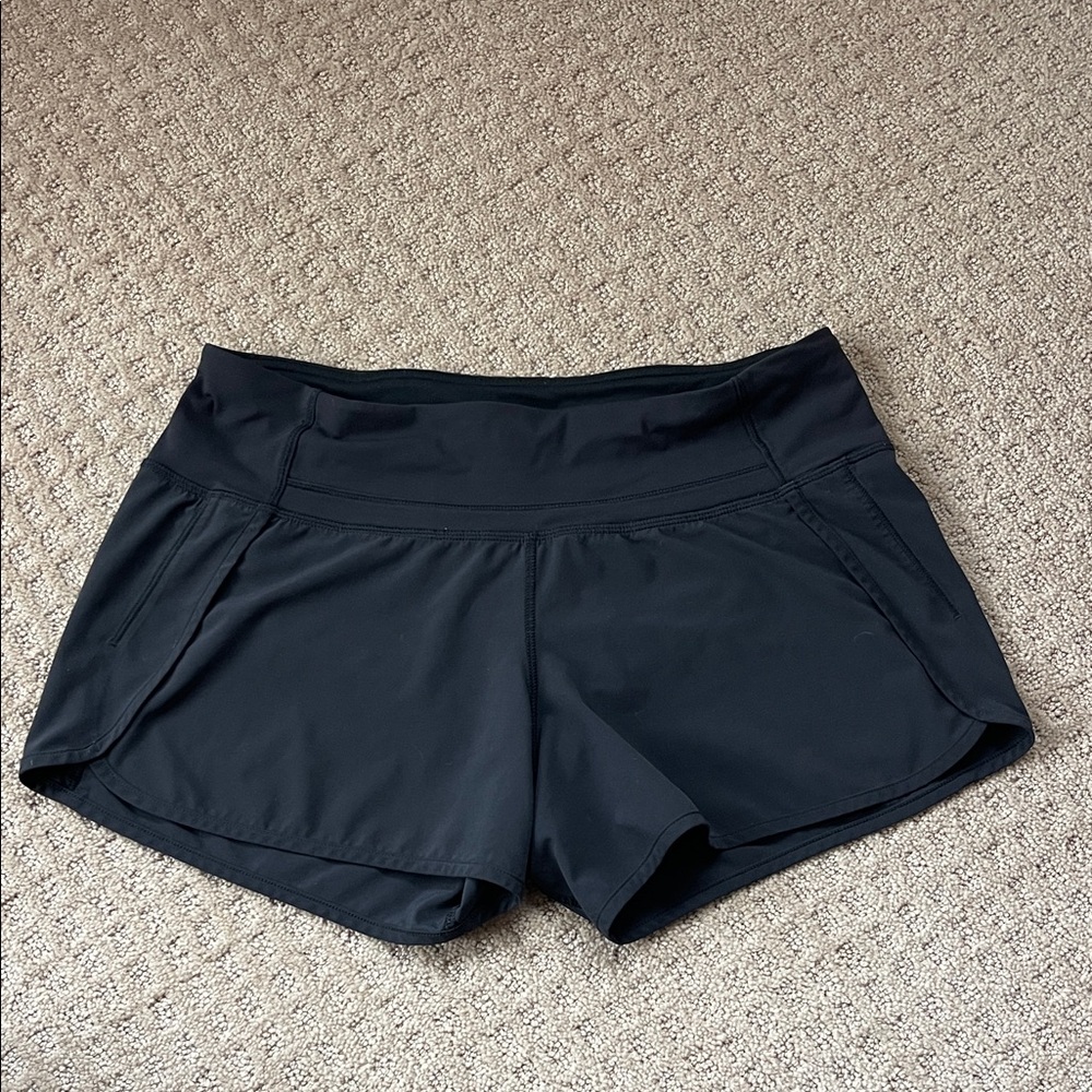 Lululemon Athletica Black Athletic Shorts